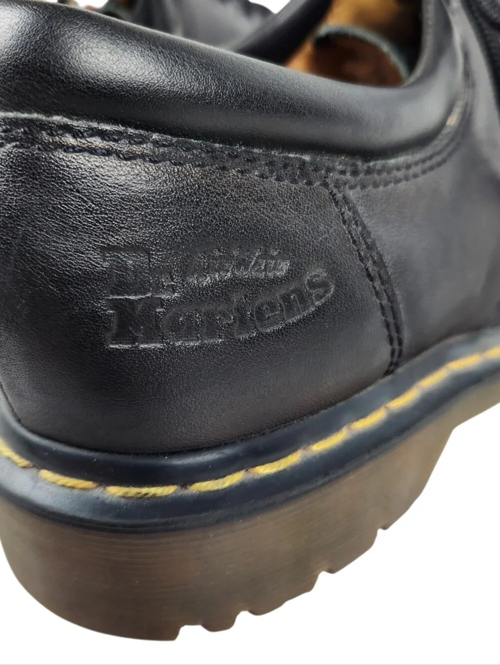 Dr. Martens Black Leather Oxford Shoes Mens Size 11 10805 8053 AirWair Cushion
